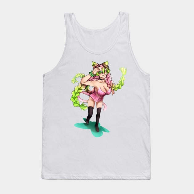 Kimetsu no yaiba - Mitsuri Kanroji Tank Top by Anet Garol